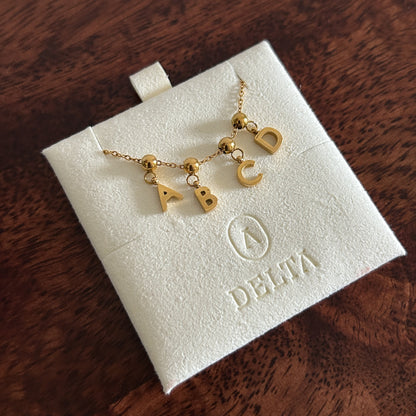 Needle Alphabet Charm