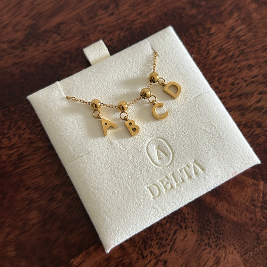 Needle Alphabet Charm