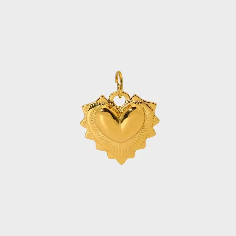 Radiant Heart Charm