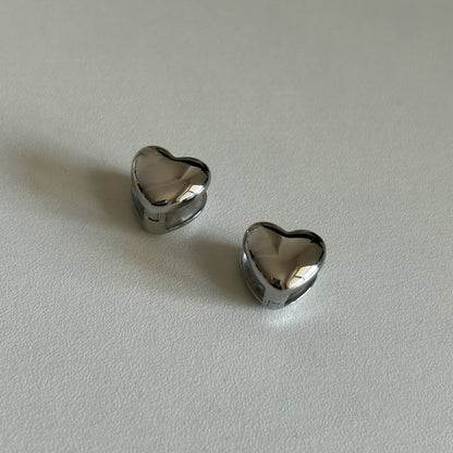 Puffy Heart Earrings