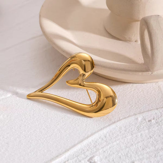 Heart Brooch