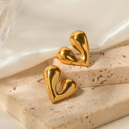 Broken Heart Studs