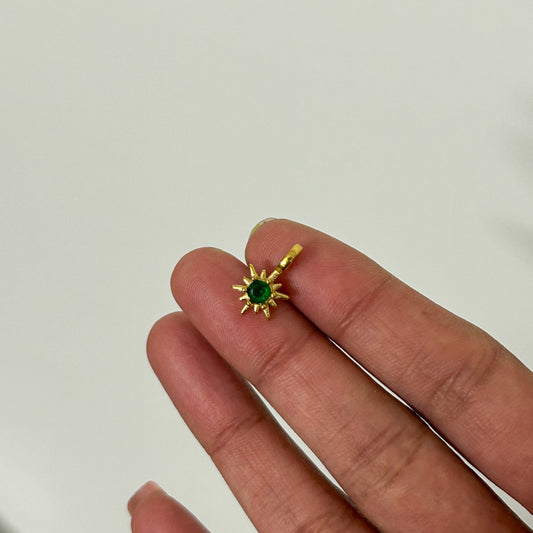 Green Star Charm