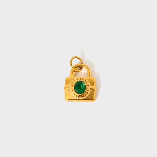 Green Lock Charm