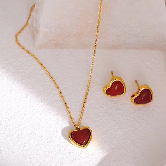 Red Agate Set