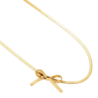 Sleek Bow Choker