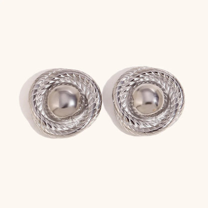 Button Studs-Silver