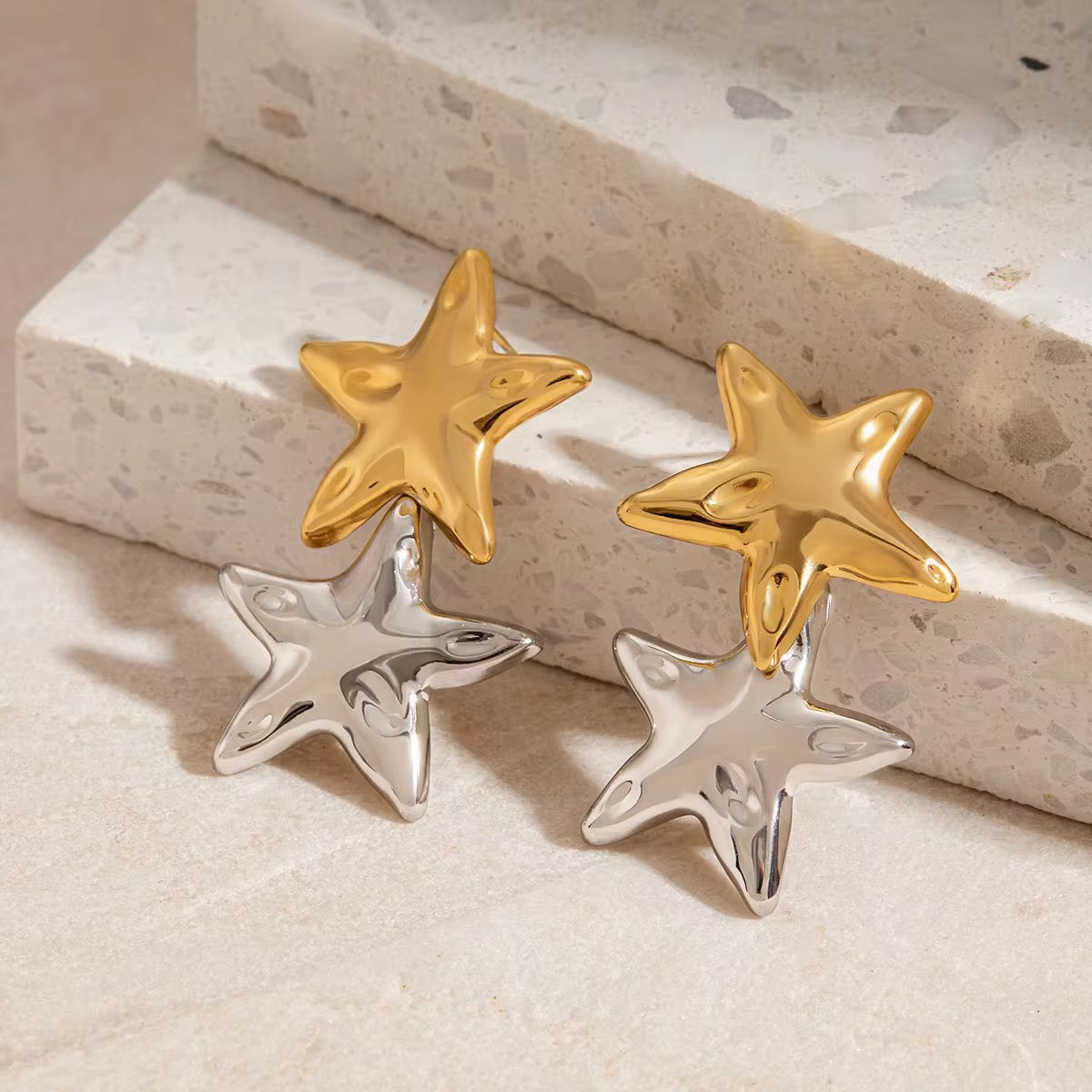 Mixed Star Studs