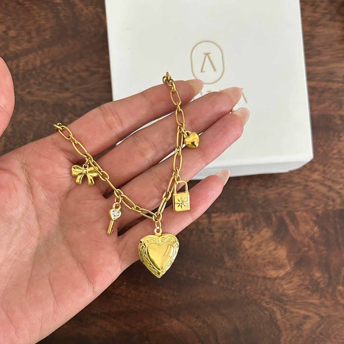 Solo Locket Bracelet