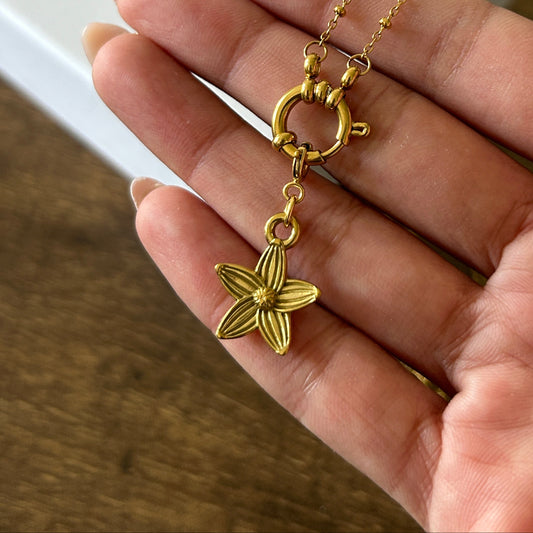 Golden Petals Charm