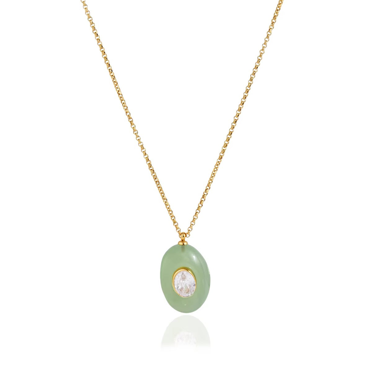 Jade Inlay Chain