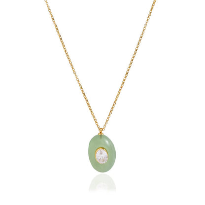 Jade Inlay Chain