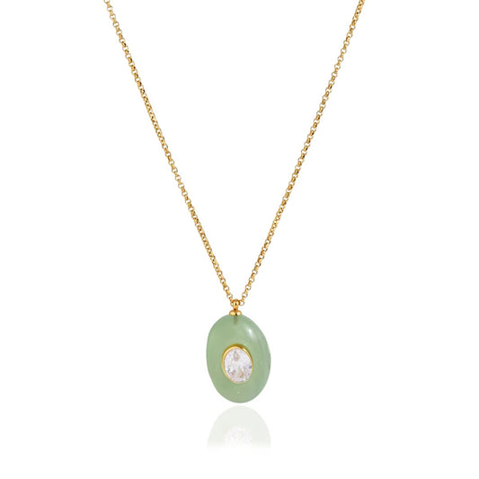 Jade Inlay Chain