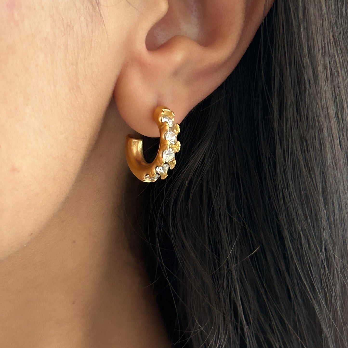 Studded Hoops