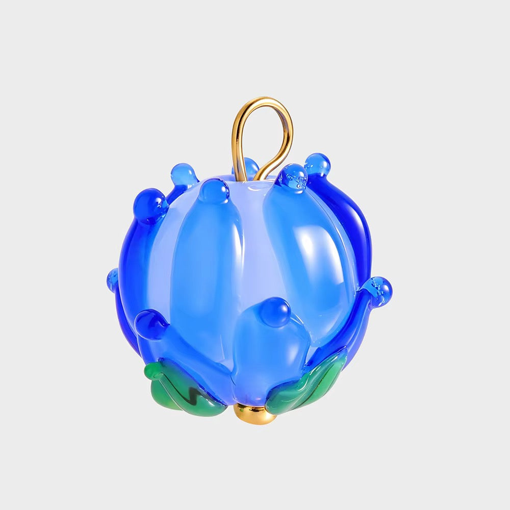 Blue Glass Flower