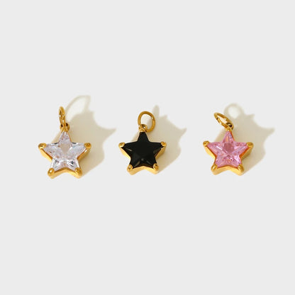 Zircon Star Charm