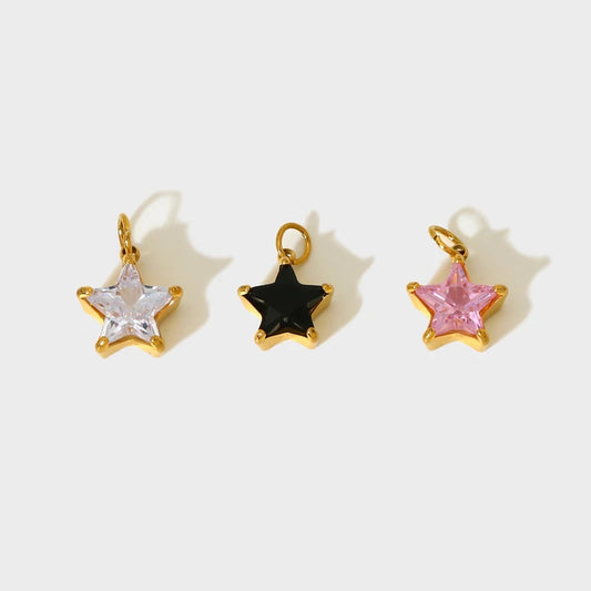 Zircon Star Charm