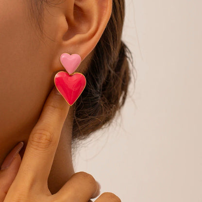 Dual Pink Earrings