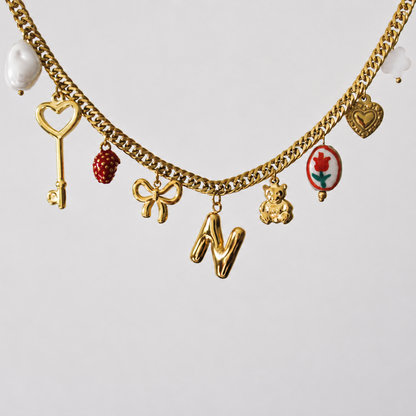 Chunky Charm Necklace