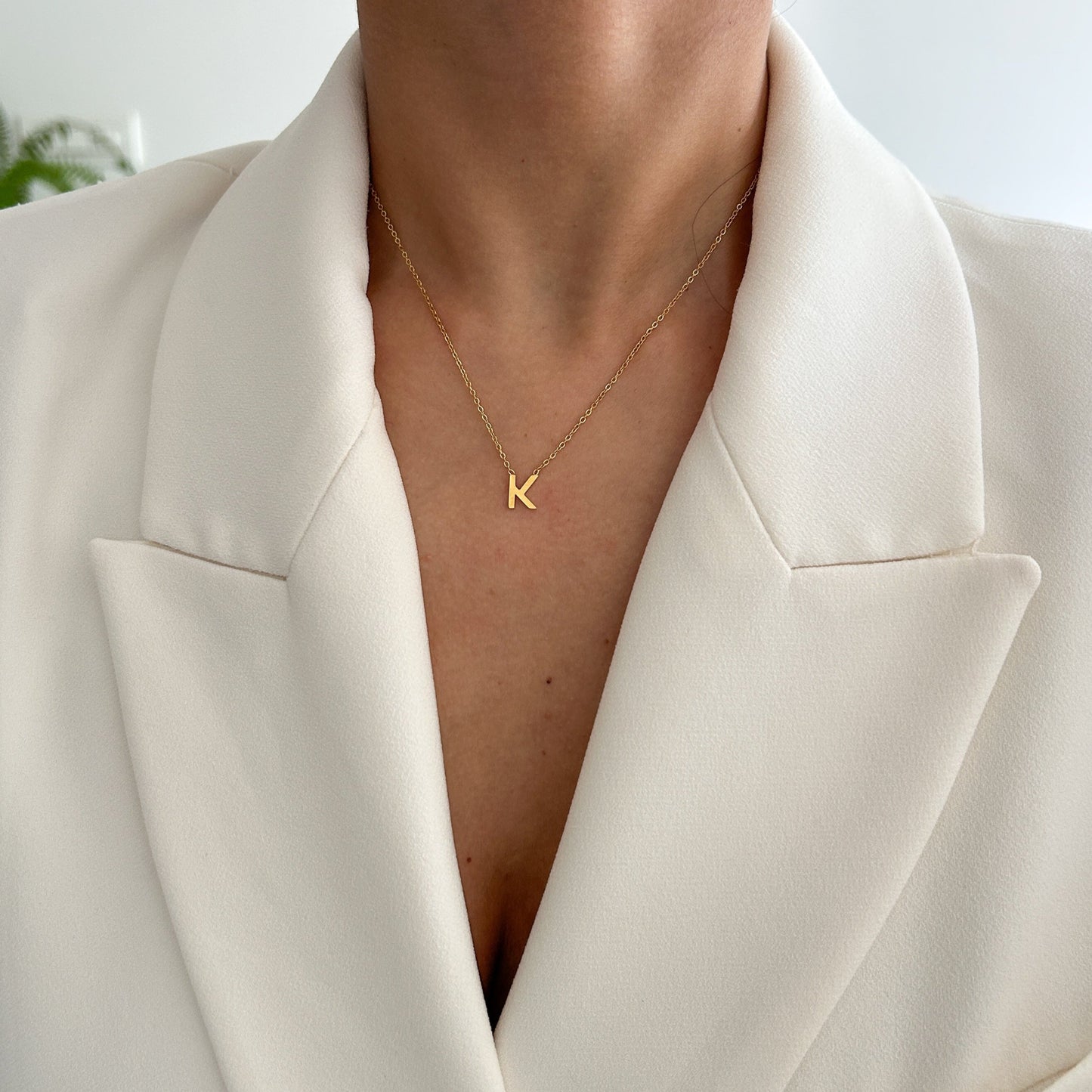Everyday Letter Chain(Gold)