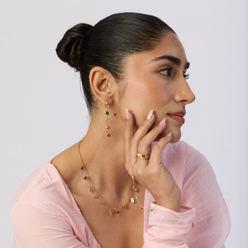 Bejeweled Multi-Stone Necklace