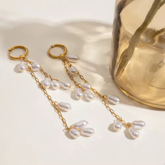 Ivory Tassel Earrings
