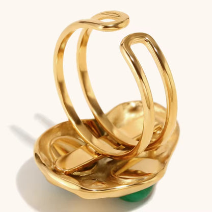 Green Gemstone Ring