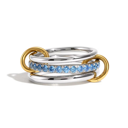 Multilayer Blue Ring