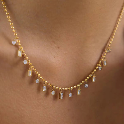 Crystal Drop Necklace