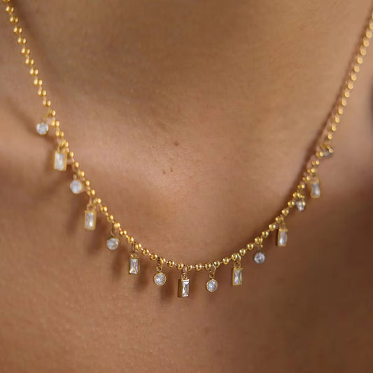 Crystal Drop Necklace