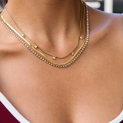 Layered Tennis Stack