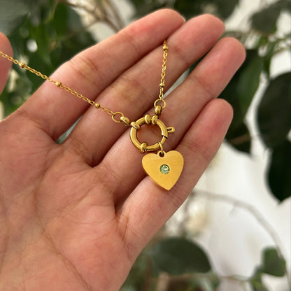 Heart With Single Stone