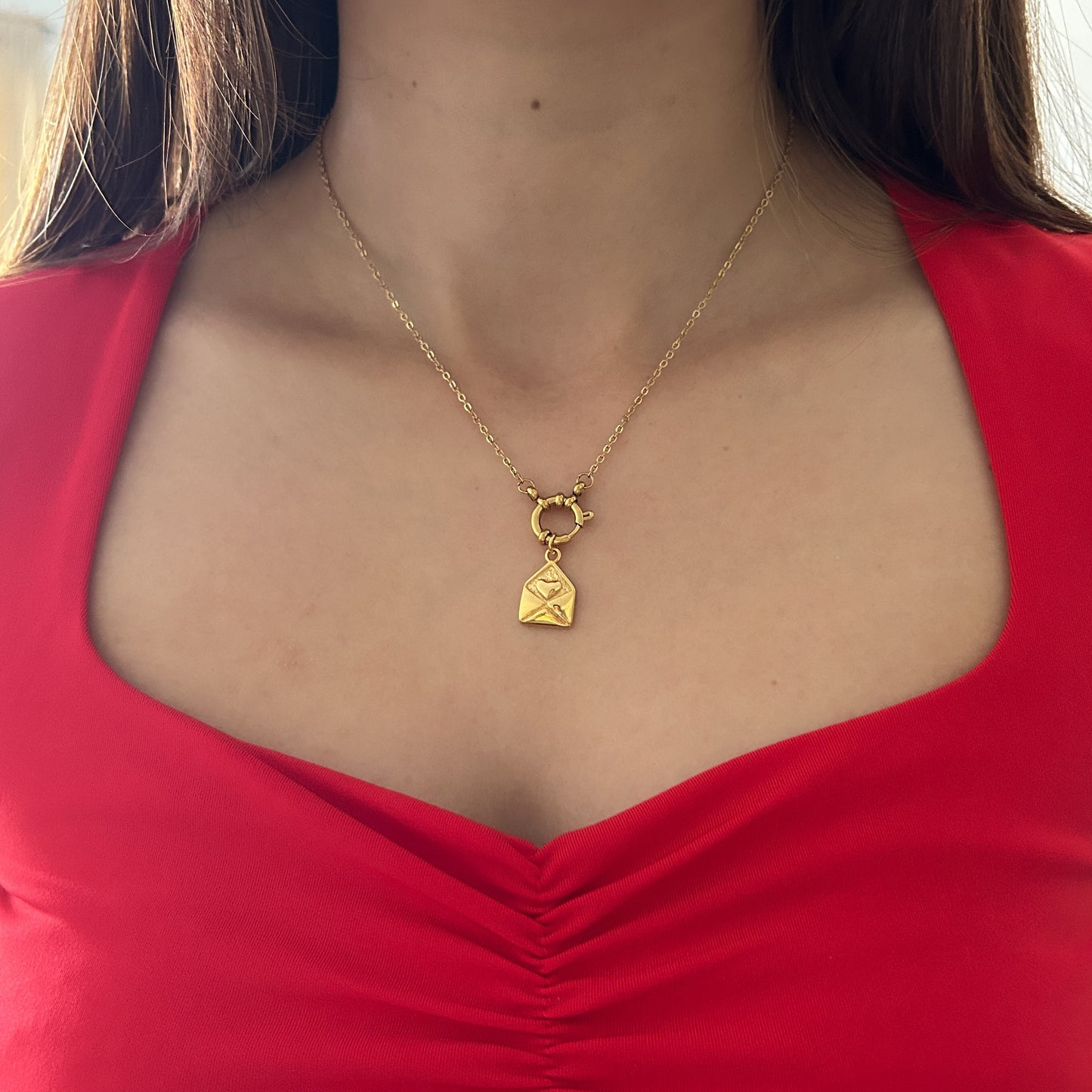 Heart Envelope Charm