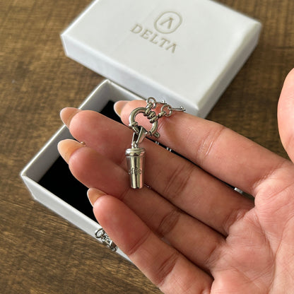 Silver Coffee Tumbler