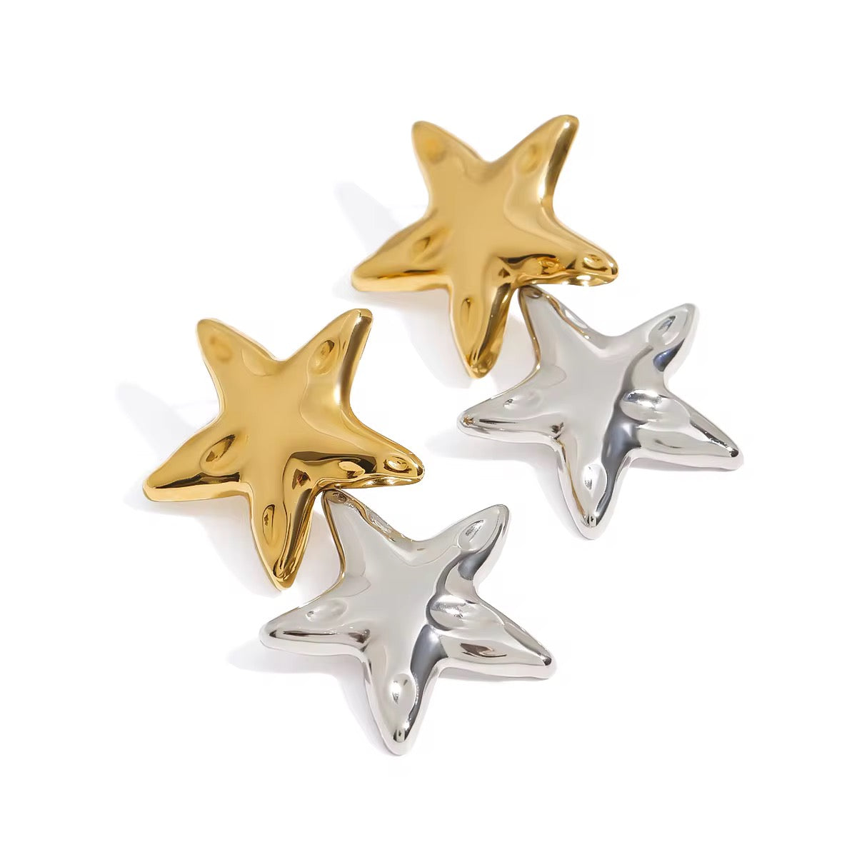 Mixed Star Studs