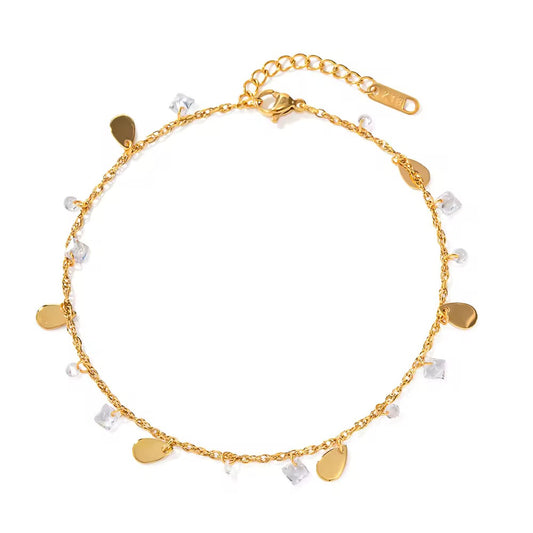 Glimmer Drop Anklet