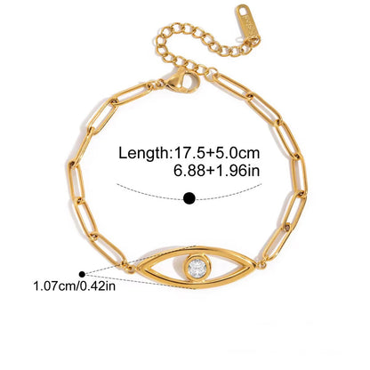 Big Evil Eye Bracelet