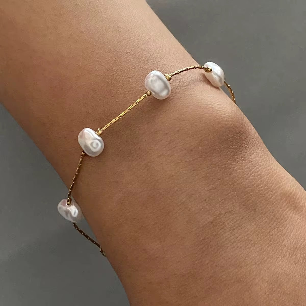 Pearl Chain Bracelet