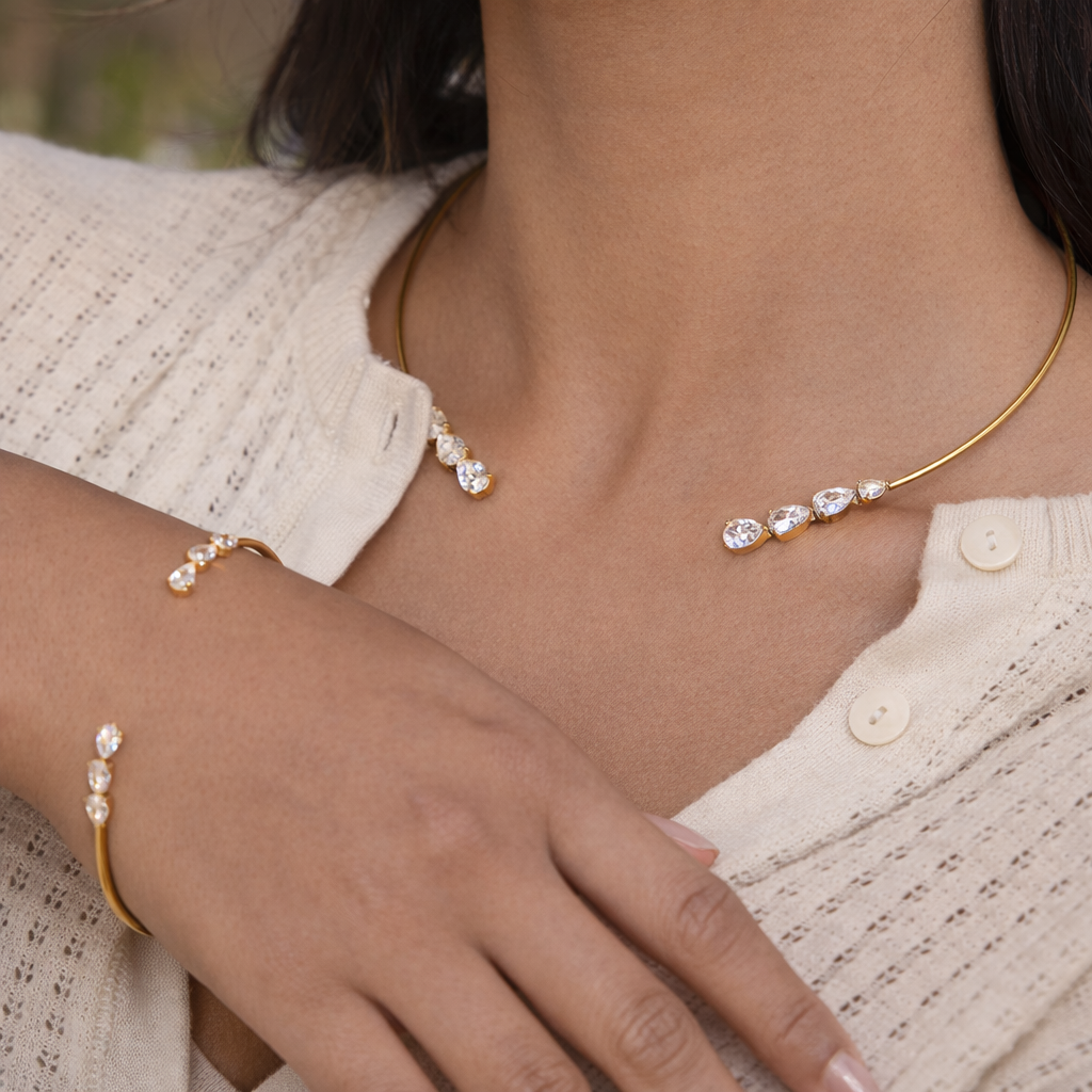 Torque Pear Necklace