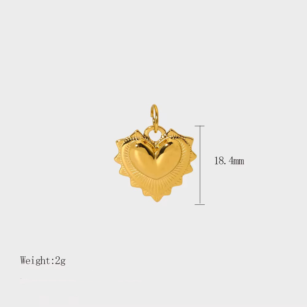 Radiant Heart Charm