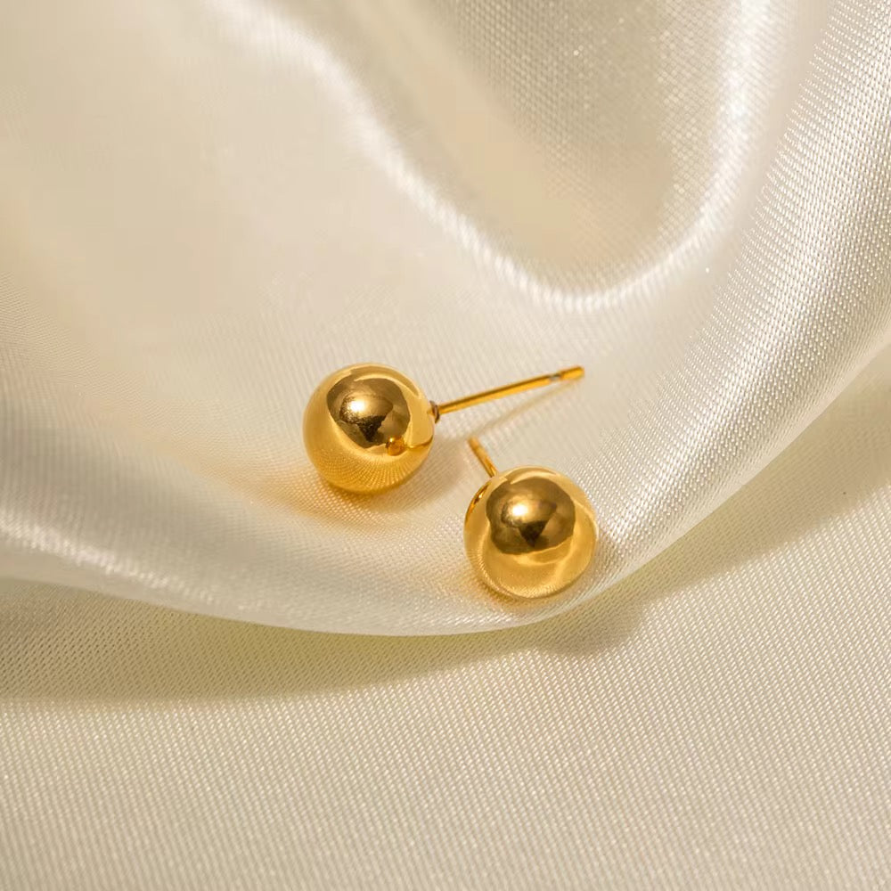 Gold Ball Studs