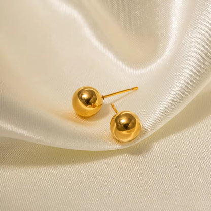Gold Ball Studs