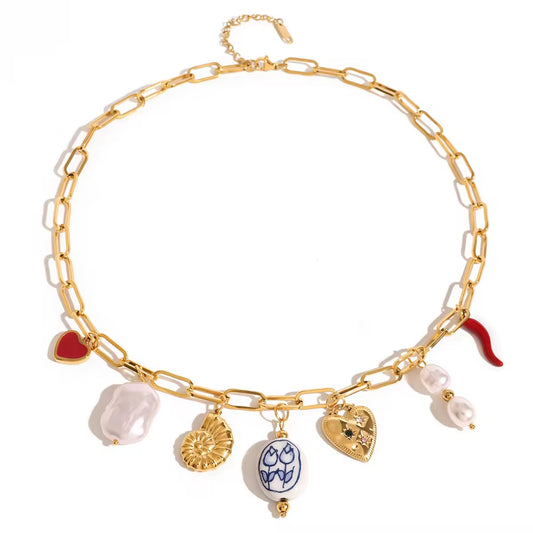 It Girl Charm Necklace