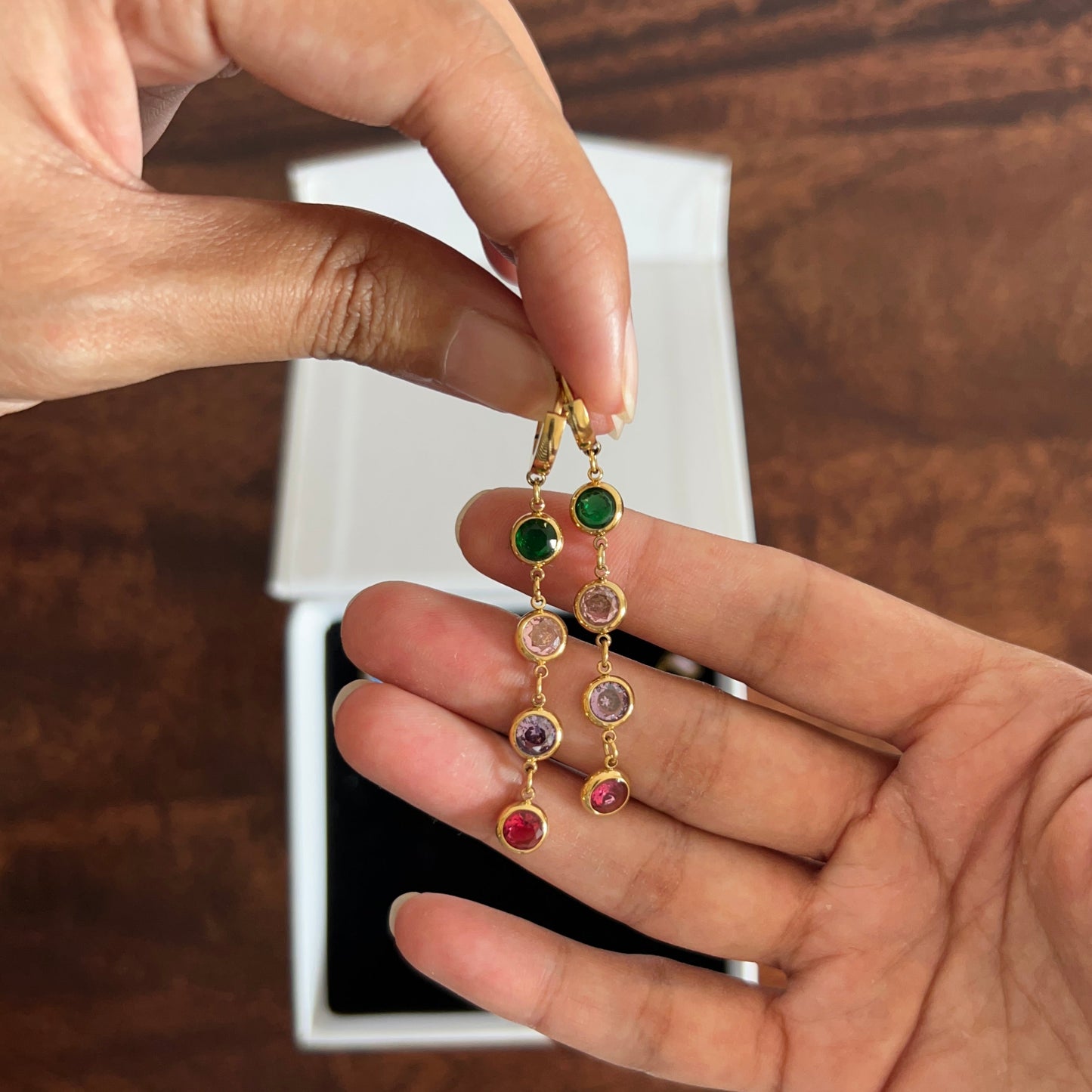 Bejeweled Multi-Stone Earrings
