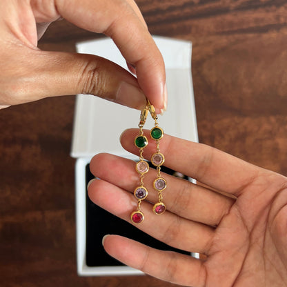 Bejeweled Multi-Stone Earrings