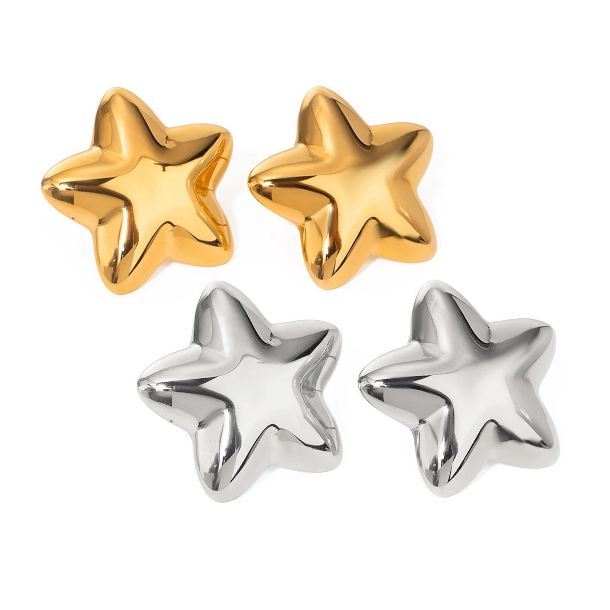 Chunky Star Studs