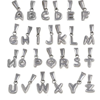 Silver-Tiny Alphabet