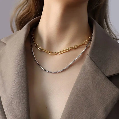 Metallic Medley Neckace