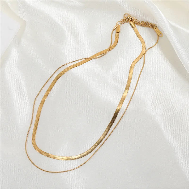 Layered Serpentine Necklace