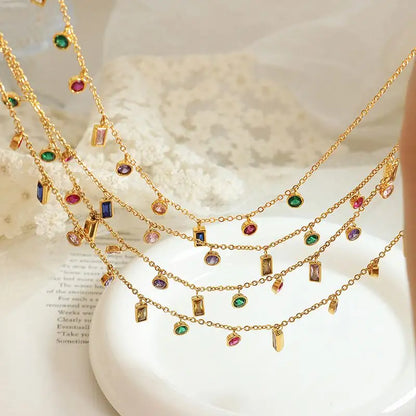 Bejeweled Multi-Stone Necklace